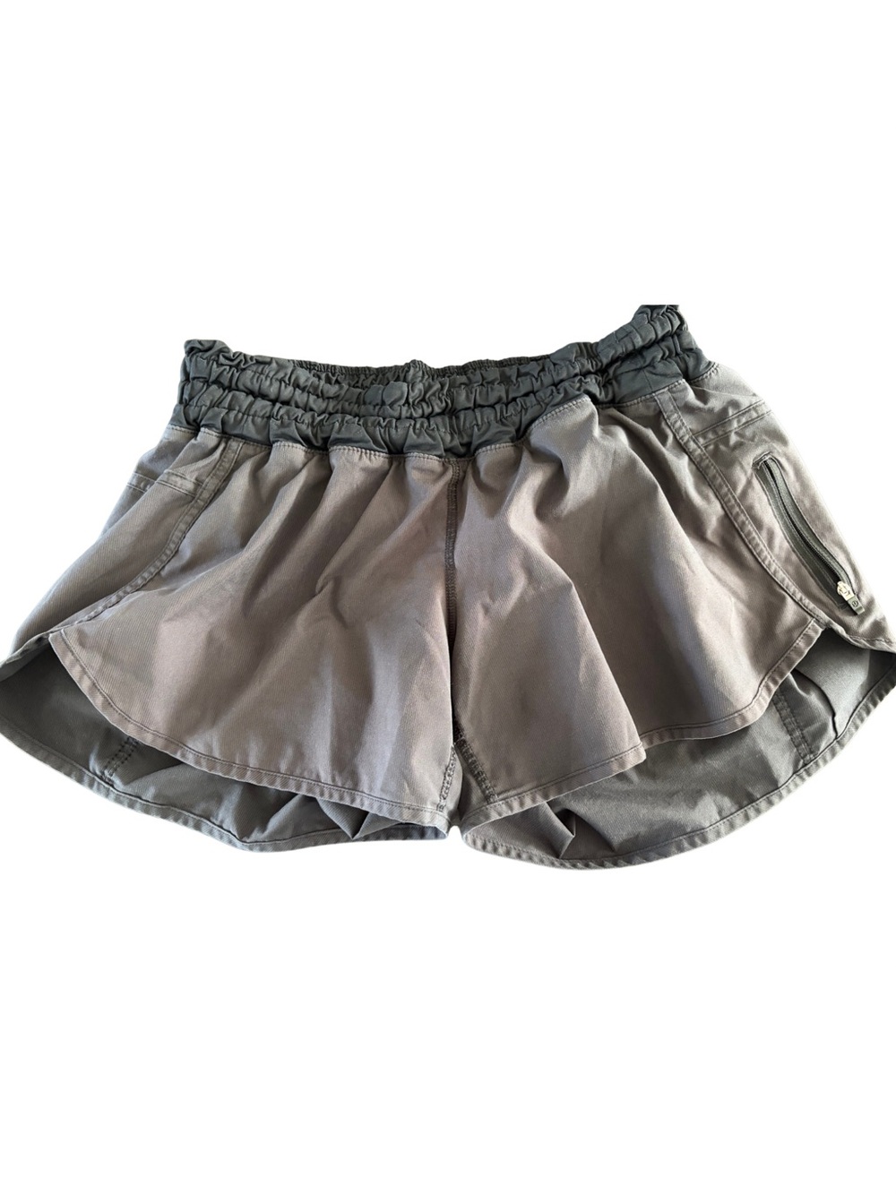 lululemon Find Your Pace High-Rise Lined Short 3" Gray Size 10
